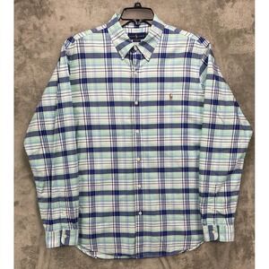 Ralph Lauren Men's Classic Fit Shirt XL Long Sleeve Multicolor‎ Plaid Button Up